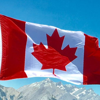 photo of Canadian flag