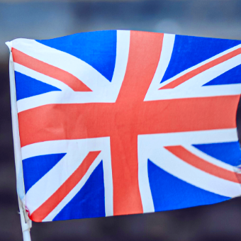 photo of a British flag